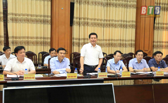 Tỉnh ủy, HĐND, UBND tỉnh làm việc với Đoàn công tác của Chủ tịch Liên minh Hợp tác xã Việt Nam