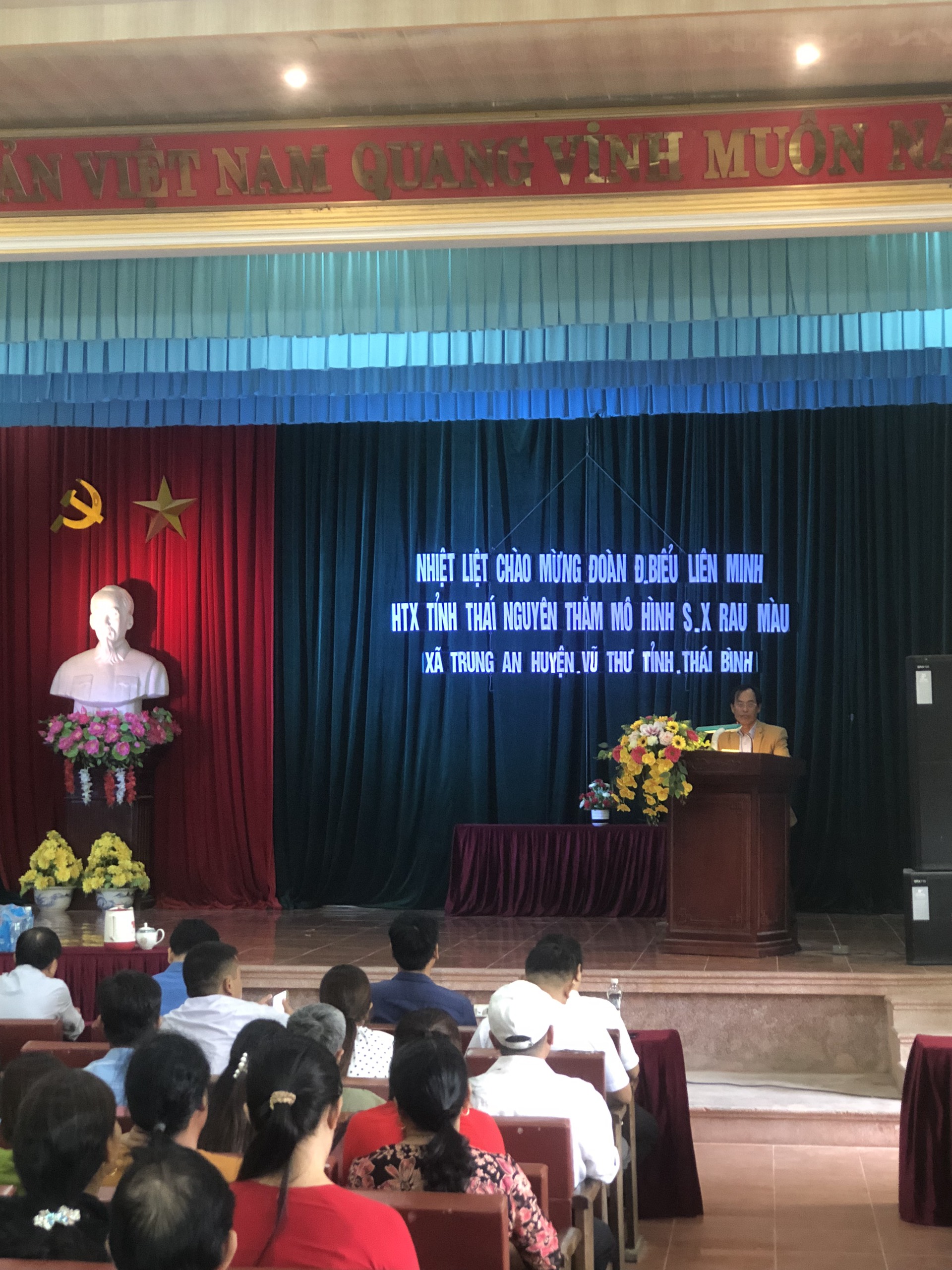 Liên minh Hợp tác xã tỉnh Thái Bình làm việc với đoàn công tác của Liên minh Hợp tác xã tỉnh Thái Nguyên